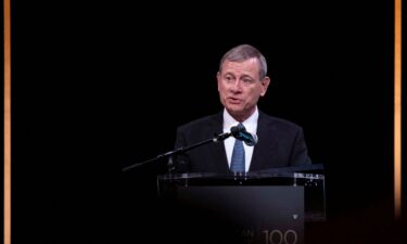 A Florida man was sentenced April 1 to 14 months in prison for threatening to kill Chief Justice John Roberts last year. Roberts is pictured delivering remarks at The American Law Institute's 2023 Annual Dinner at the National Building Museum in Washington