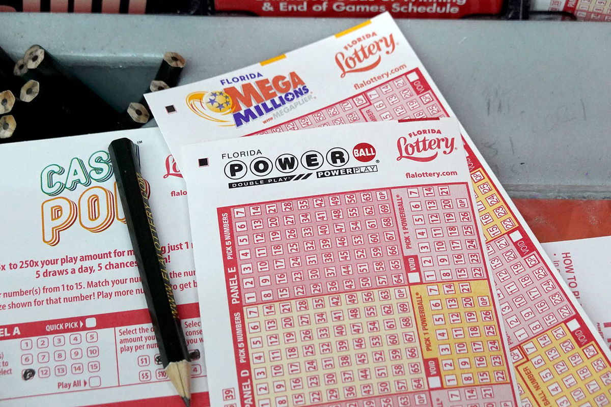 <i>Joe Raedle/Getty Images via CNN Newsource</i><br/>The fourth-largest Powerball jackpot is up for grabs Wednesday.