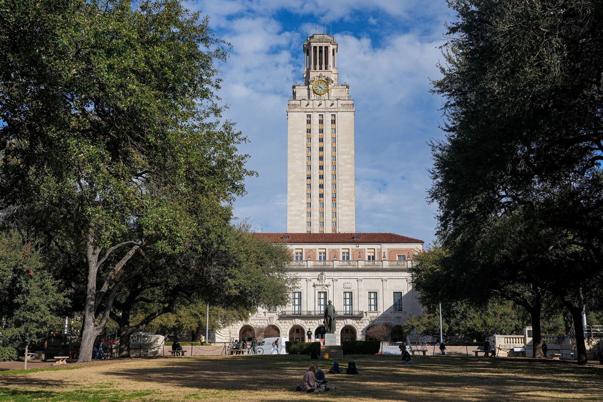 <i>Aaron E. Martinez/Austin American-Statesman/USA Today Network via CNN Newsource</i><br/>Pictured is the landmark UT Tower on the University of Texas campus in Austin. The University is eliminating an unknown number of diversity
