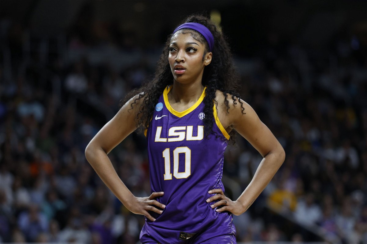 <i>Gregory Fisher/USA Today Sports/Reuters via CNN Newsource</i><br/>Reese shoots against Iowa in the Elite Eight of this year's women's NCAA tournament.