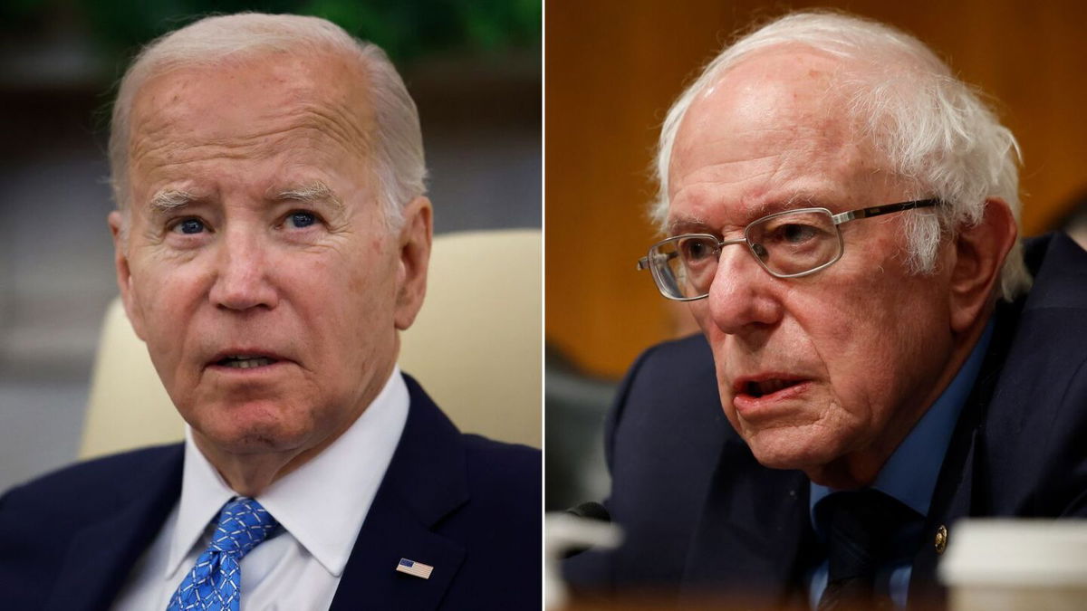 <i>Chip Somodevilla/Getty Images via CNN Newsource</i><br/>President Joe Biden teamed up Wednesday with Sen. Bernie Sanders to lower the cost of prescription drugs