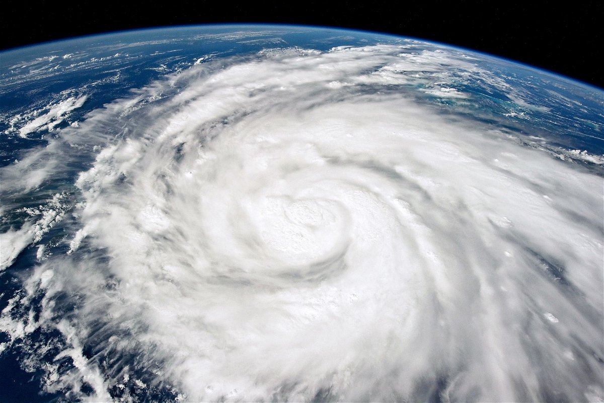 <i>NASA/Getty Images via CNN Newsource</i><br/>Hurricane Ian moves through the Caribbean Sea on September 26