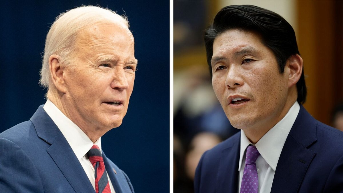 <i>Getty Images via CNN Newsource</i><br/>CNN has sued for access to recordings of former Special Counsel Robert Hur's interview with President Joe Biden.
