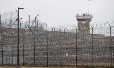 Barbed wire fences encircles the Potosi Correctional Center in Mineral Point