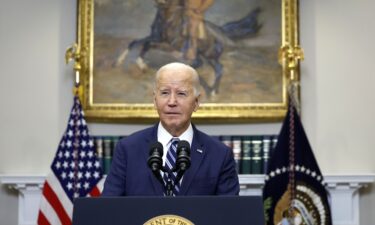 President Joe Biden at  the White House on February 16