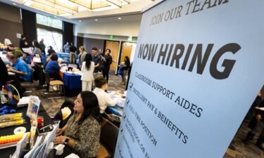 More than 75 employers were taking resumes and talking to prospective new hires at a career fair in Lake Forest