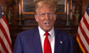 Former President Donald Trump delivered a video statement on abortion on Monday