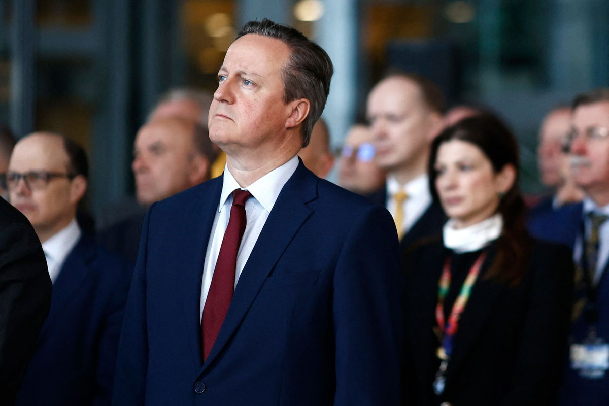 <i>Kenzo Tribouillard/AFP/Getty Images via CNN Newsource</i><br/>British Foreign Secretary David Cameron