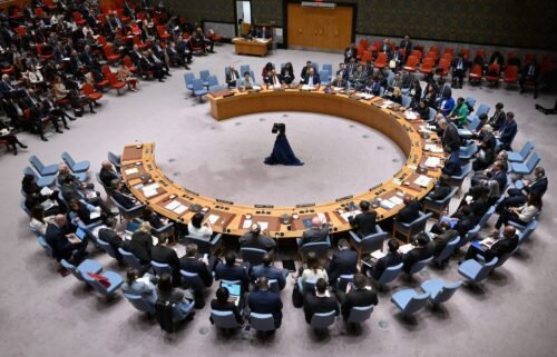 The United Nations Security Council meets on the situation in the Middle East on April 18