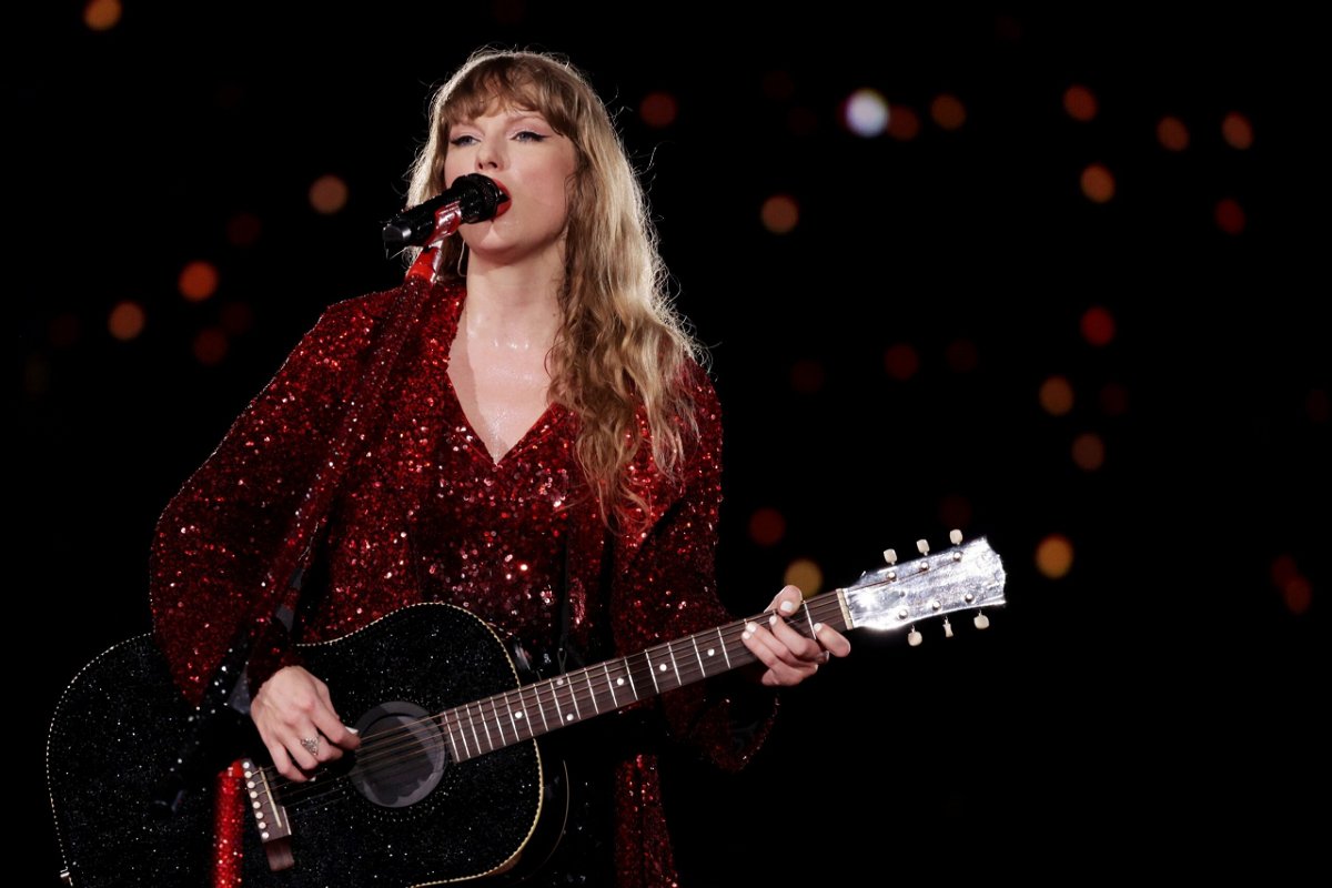 <i>Ashok Kumar/TAS24/Getty Images via CNN Newsource</i><br/>For Swifties who stayed up to listen and savor every last tune