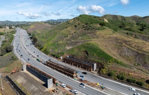 Construction has begun on a wildlife crossing that will allow animals to pass safely from the Santa Monica Mountains into the Simi Hills of the Santa Susana mountain range.