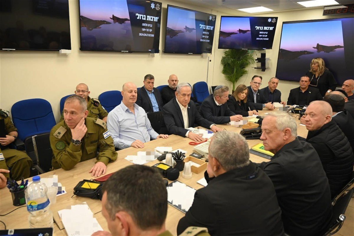 <i>Ariel Hermoni/IMoD via CNN Newsource</i><br/>Israel's War Cabinet met Sunday but did not reach a decision on how to respond.