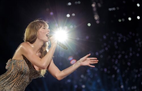 Taylor Swift performing her 'Eras Tour' in Singapore in March.