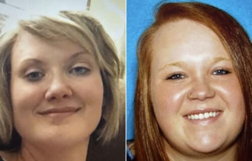 Jilian Kelley (left) and Veronica Butler are pictured in a split image. Two bodies found in Oklahoma on April 14 have been identified by the office of chief medical examiner as two women who had been missing