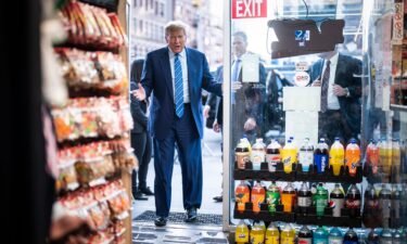 Former President Donald Trump visits Sanaa convenient store