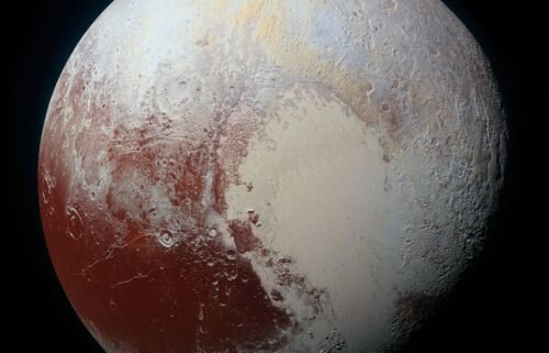 The New Horizons spacecraft took an image of Pluto's heart on July 14