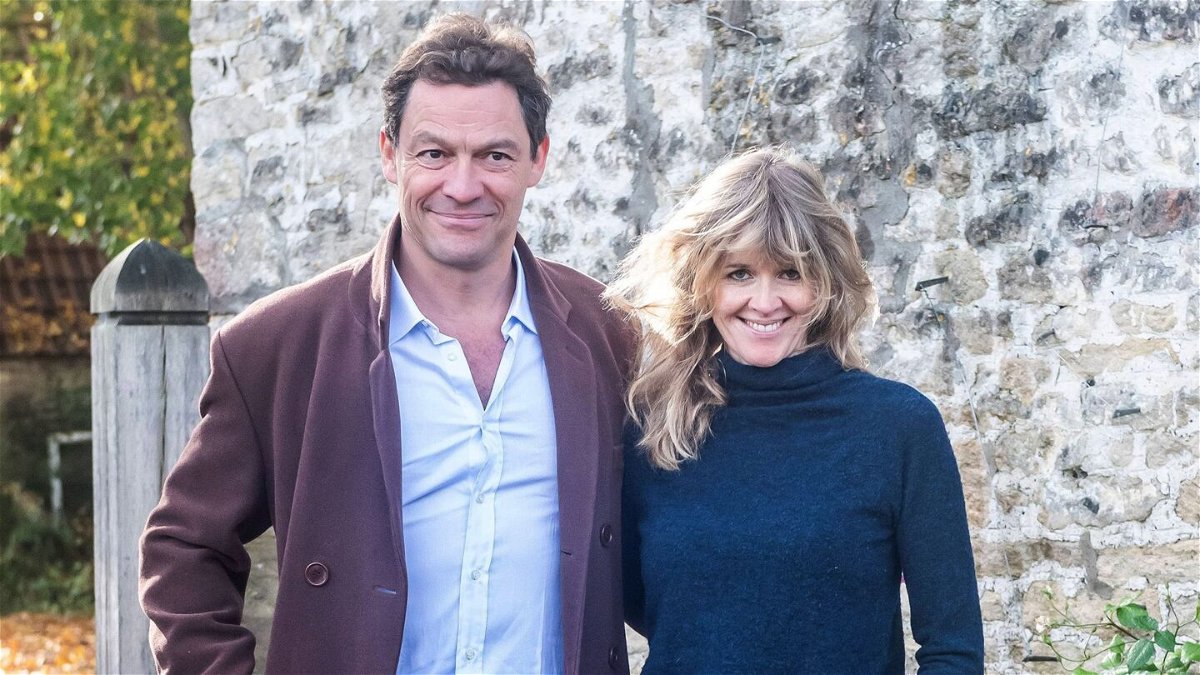 <i>GlosPics/MEGA/GC Images/Getty Images via CNN Newsource</i><br/>Dominic West and wife Catherine FitzGerald made a statement to the press in 2020 after the images emerged.
