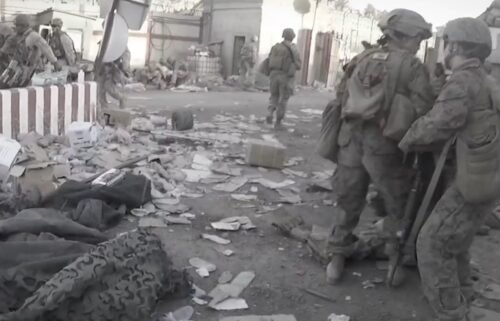 US Marine's GoPro footage that challenges Pentagon’s account of attack at Kabul airport in August 2021.