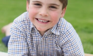 The Prince and Princess of Wales have released a photo of Prince Louis to mark his sixth birthday. This is a third-party photo and not verified by CNN.