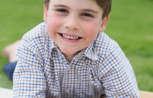 The Prince and Princess of Wales have released a photo of Prince Louis to mark his sixth birthday. This is a third-party photo and not verified by CNN.