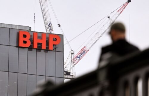 The BHP global headquarters are pictured here in Melbourne
