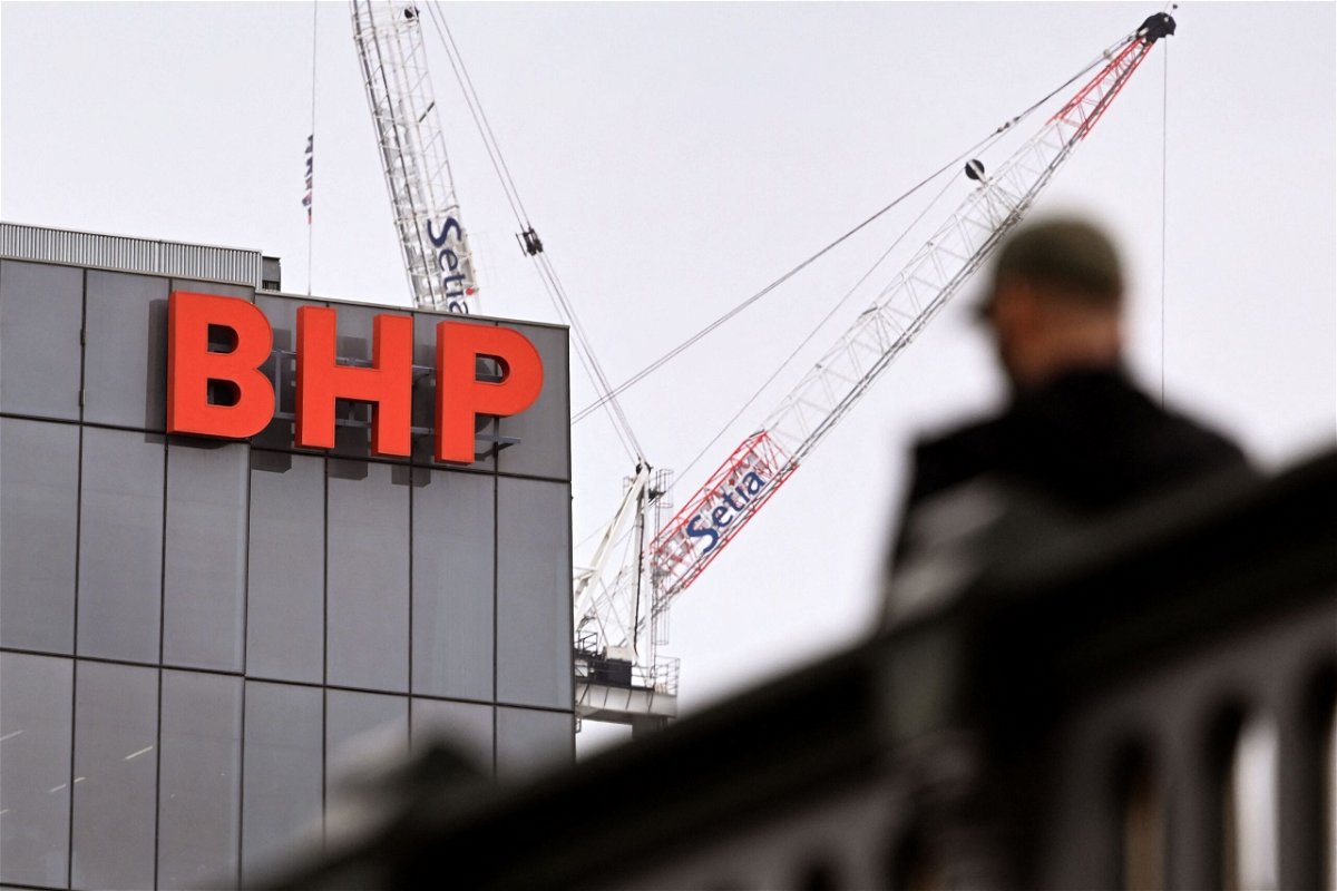 <i>William West/AFP/Getty Images via CNN Newsource</i><br/>The BHP global headquarters are pictured here in Melbourne