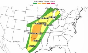Saturday could be the most dangerous day of the four if certain atmospheric conditions align.