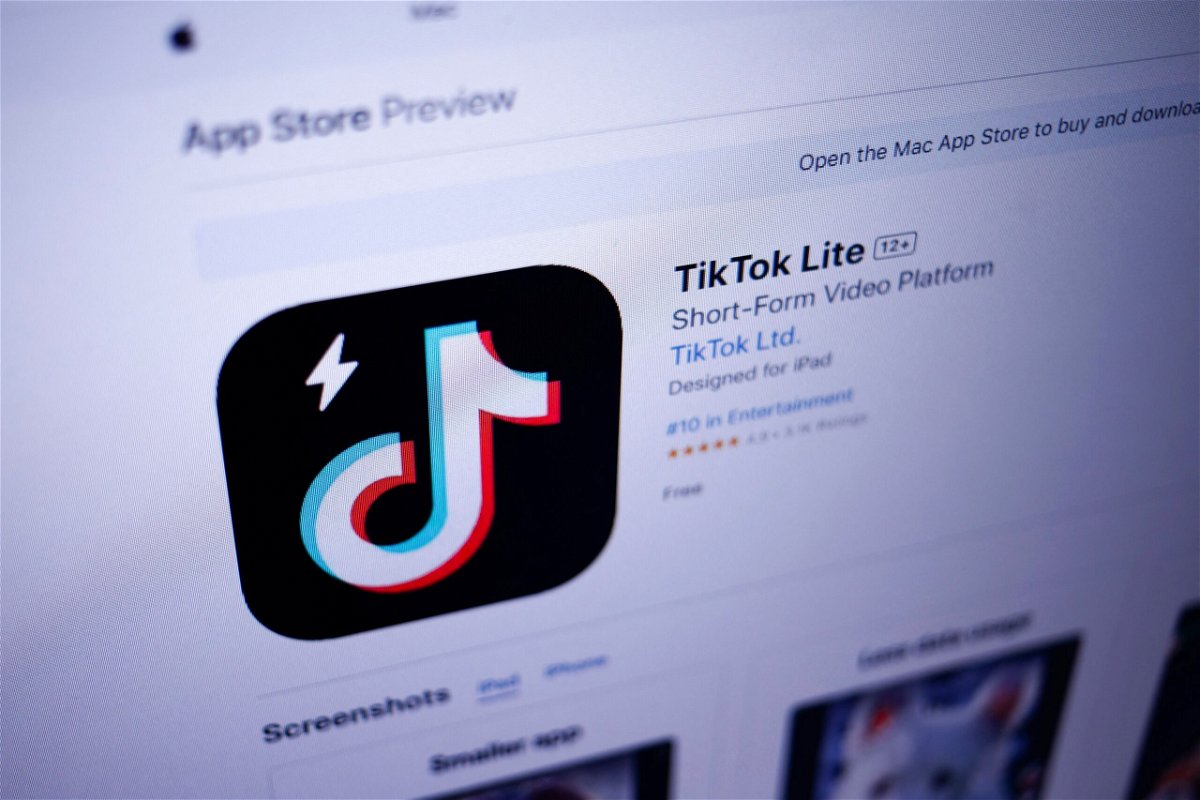 TikTok suspends theTikTok Lite rewards program in the European Union.
