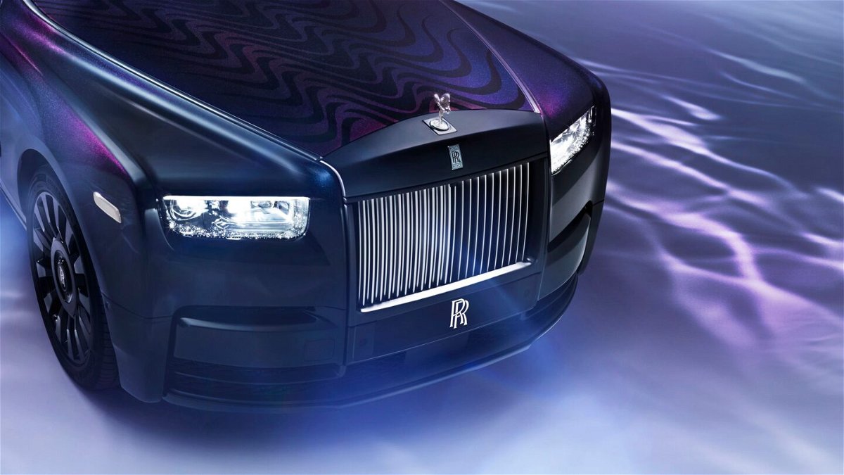 <i>Rolls-Royce via CNN Newsource</i><br/>The Rolls-Royce Phantom Syntopia's has glass flecks to create sparkling designs.
