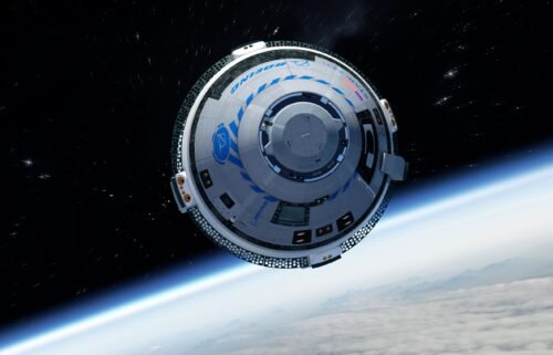 Boeing developed the Starliner capsule as part of NASA's Commercial Crew Program. This rendering shows the spacecraft as it would appear in orbit.