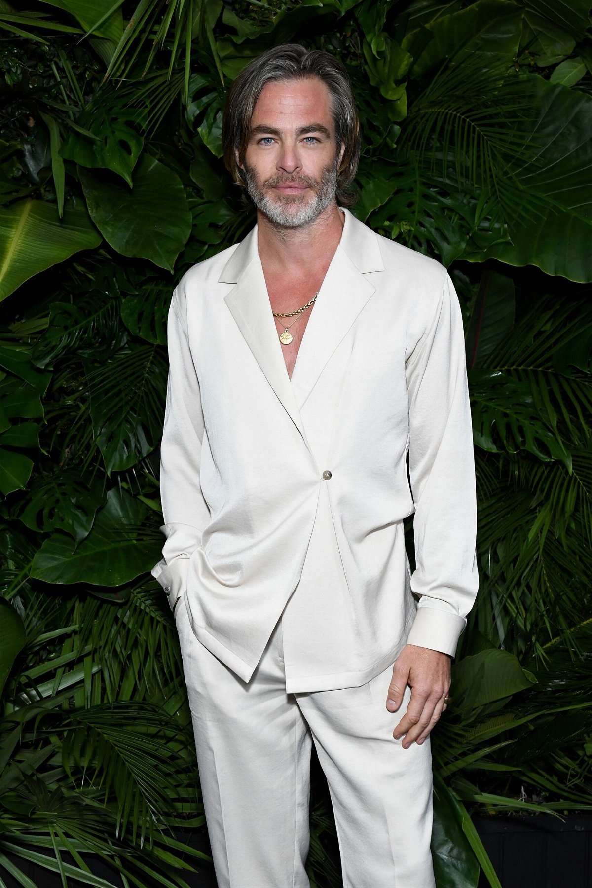 <i>Jon Kopaloff/WireImage/Getty Images via CNN Newsource</i><br/>Pine in crisp cream pajama-style suiting at a Chanel event in Beverly Hills