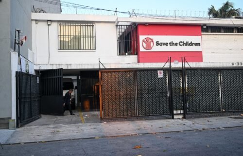 A view of the offices of NGO Save the Children during a raid in Guatemala City on April 25. Guatemalan authorities raided the offices of the NGO Save the Children on April 25 citing complaints over the treatment of Guatemalan children in Texas