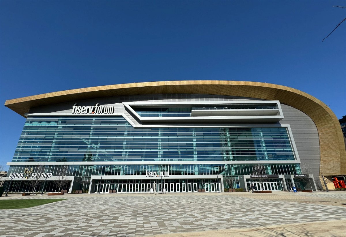 A view of the Fiserv Forum