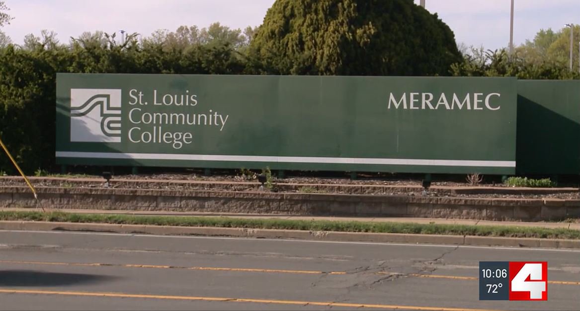 <i>KMOV via CNN Newsource</i><br/>Students on the St. Louis Community College Meramec campus say on Thursday they felt threatened by a man livestreaming and spewing hateful language.