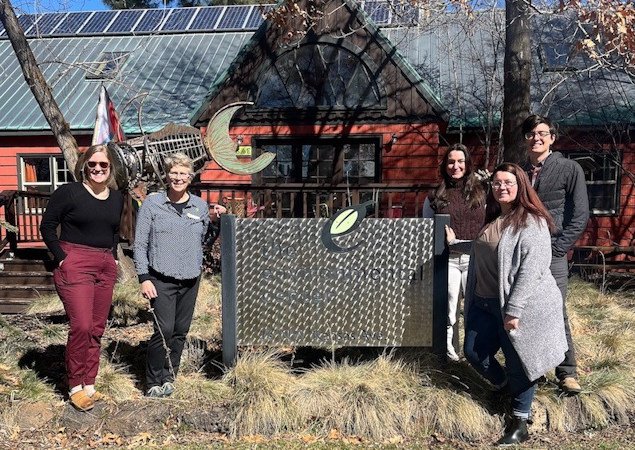 The Environmental Center's Climate Solutions staff during  training with team from Corvallis nonprofi Seeds for the Sol.