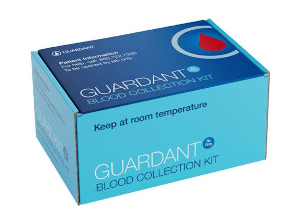The Guardant Shield Blood Collection Kit comprises the components used in the collection, stabilization, packaging and transportation of blood samples.