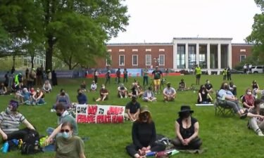 Baltimore Police and city leaders are not in a rush to shut down a pro-Palestinian protest at Johns Hopkins University unless it gets out of control.