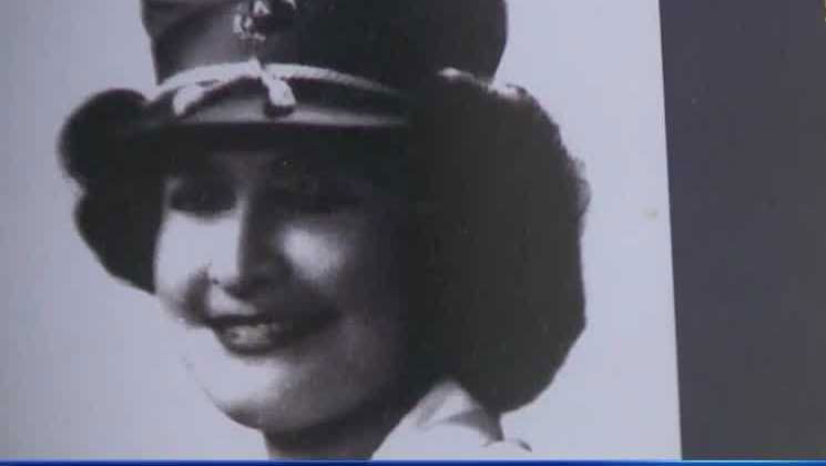 <i>KOAT via CNN Newsource</i><br/>Maria Lourdes Maes is one of the first Latina women to serve in the Marine Corps during World War II.