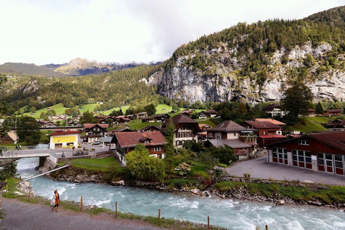 The Swiss village of Lauterbrunnen is home to less than 800 residents, according to the local authority.