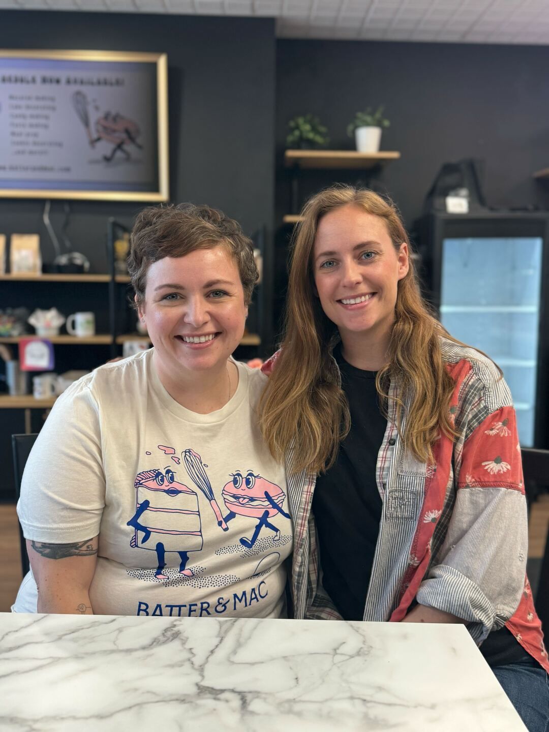 <i>WTMJ via CNN Newsource</i><br/>Brittany Wohlfeil and Kasey Gusho are the co-owners of Batter & Mac in Menomonee Falls.