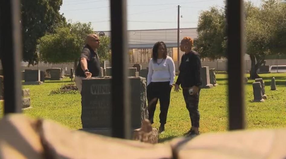 <i>KCAL via CNN Newsource</i><br/>A survivor of a notorious crime is working to save Woodlawn Celestial Gardens cemetery.