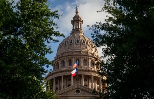 The exterior of the Texas State Capitol is seen on September 5
