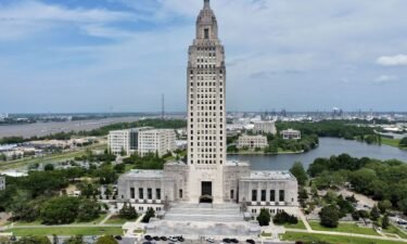 The Louisiana Capitol is seen here in April 2023 in Baton Rouge
