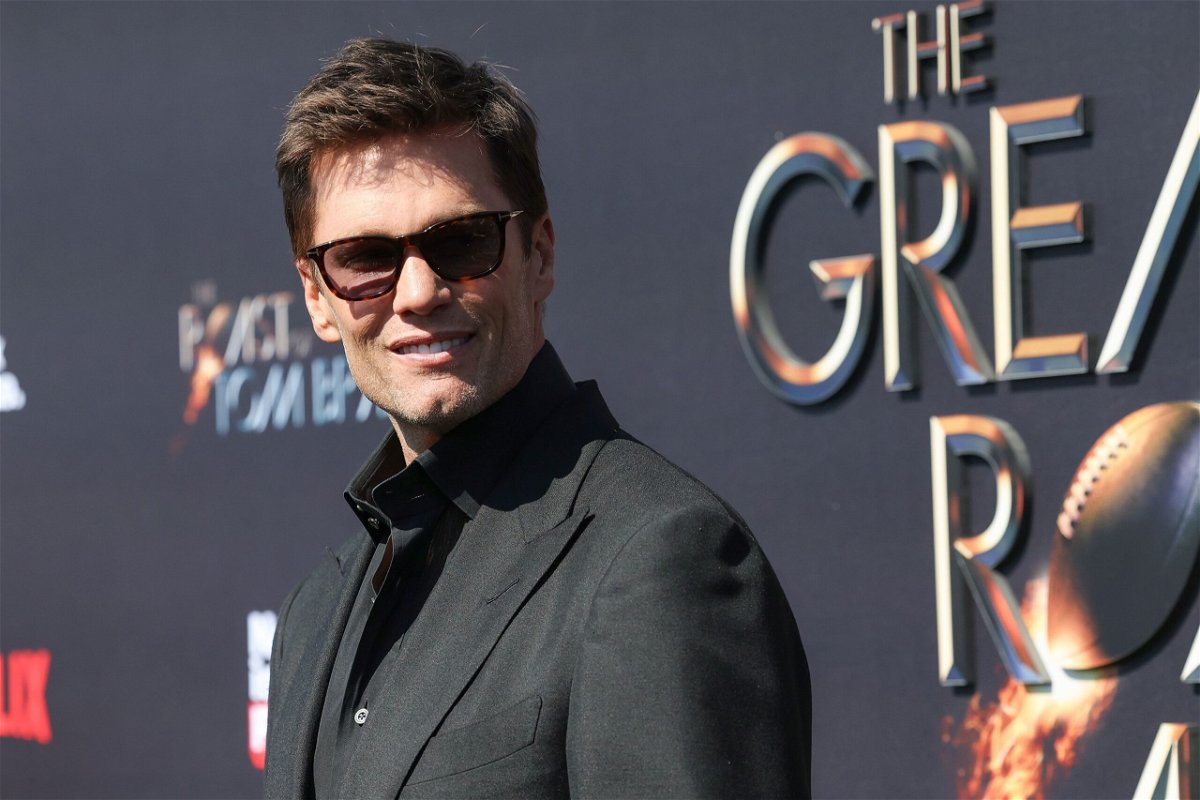 Tom Brady is seen here at Netflix Is A Joke Fest's 'The Greatest Roast Of All Time: Tom Brady' in Los Angeles on May 6.