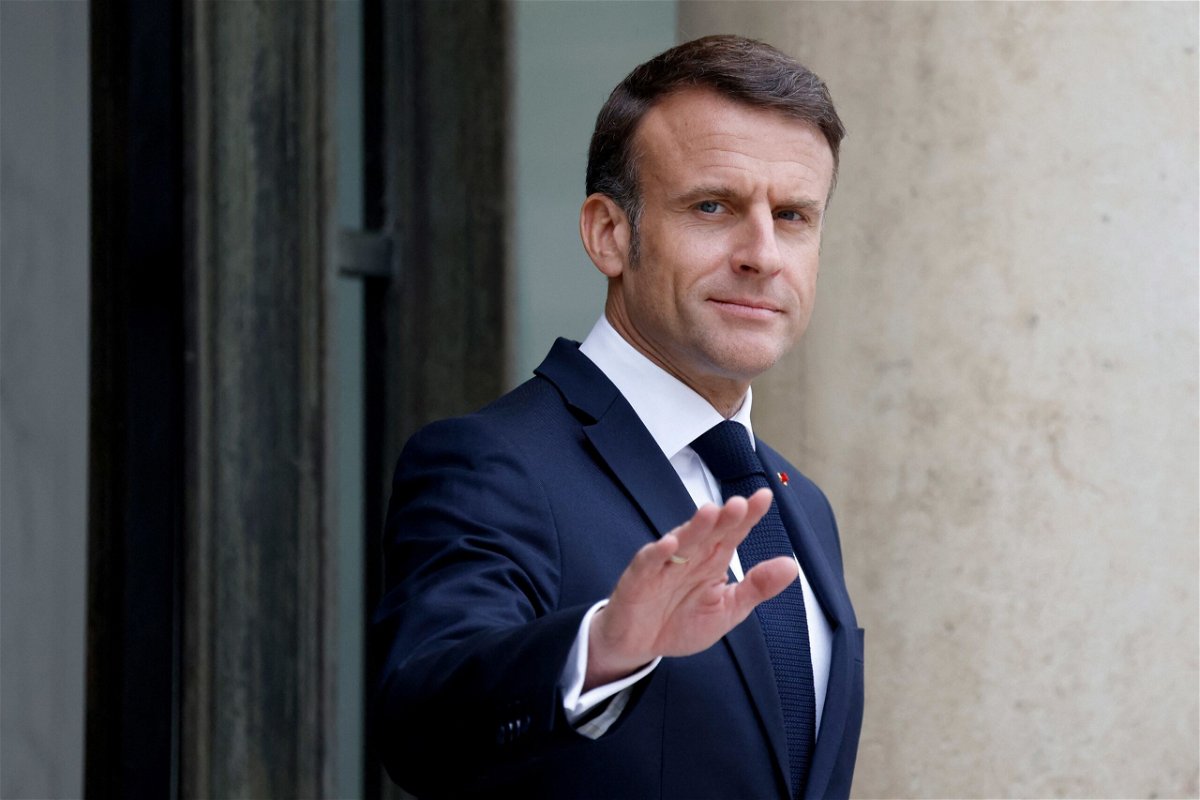 <i>Ludovic Marin/AFP via Getty Images via CNN Newsource</i><br/>French President Emmanuel Macron has said he cannot rule out sending Western troops to Ukraine.