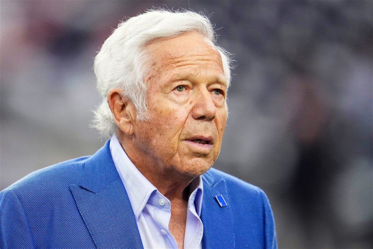 <i>Cooper Neill/Getty Images/File via CNN Newsource</i><br/>New England Patriots owner Robert Kraft at AT&T Stadium on October 1