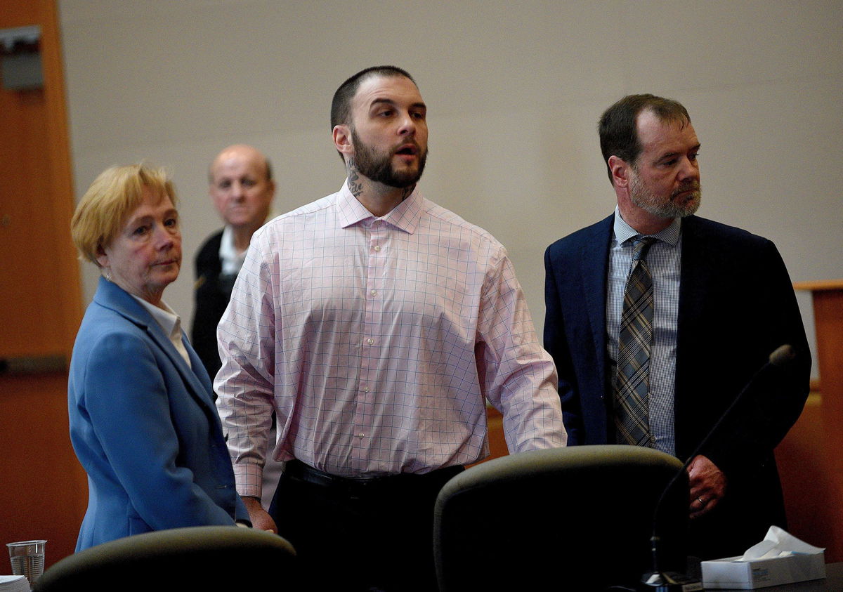 <i>David Lane /Pool/Union Leader/AP via CNN Newsource</i><br/>Adam Montgomery is set to be sentenced for the second-degree murder of his 5-year-old daughter on May 9.