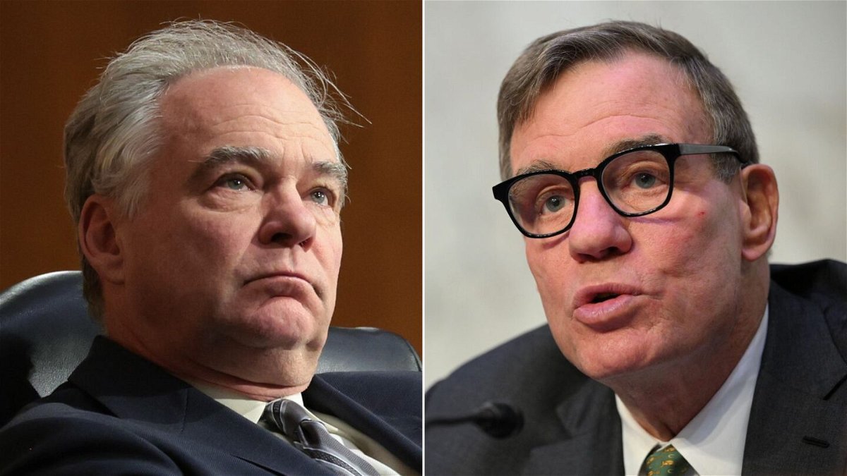 <i>Getty Images via CNN Newsource</i><br/>Virginia Democratic senators Tim Kaine and Mark Warner would not agree to fast-track the legislation of a stopgap bill to extend current federal aviation programs.