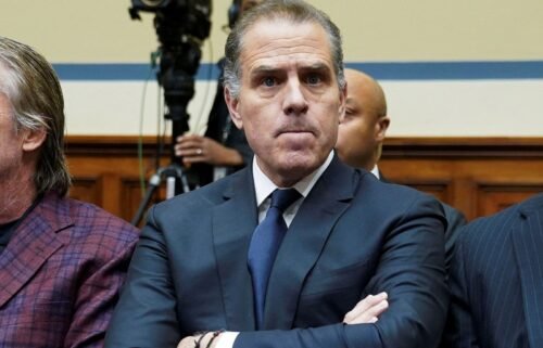 Hunter Biden is seen as he makes a surprise appearance at a House Oversight Committee meeting on January 10.  A federal appeals court on May 9 refused to throw out Biden’s federal gun indictment.
