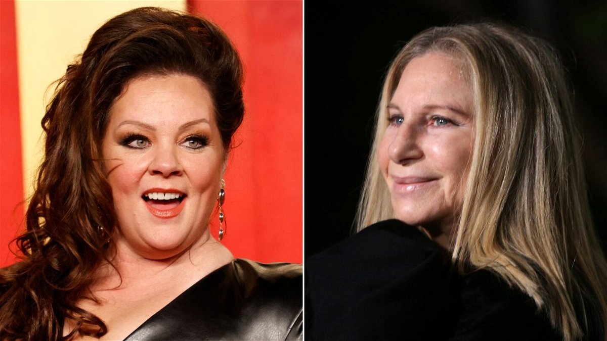 <i>Getty Images/AFP via CNN Newsource</i><br/>Melissa McCarthy is a proud fan of Barbra Streisand.